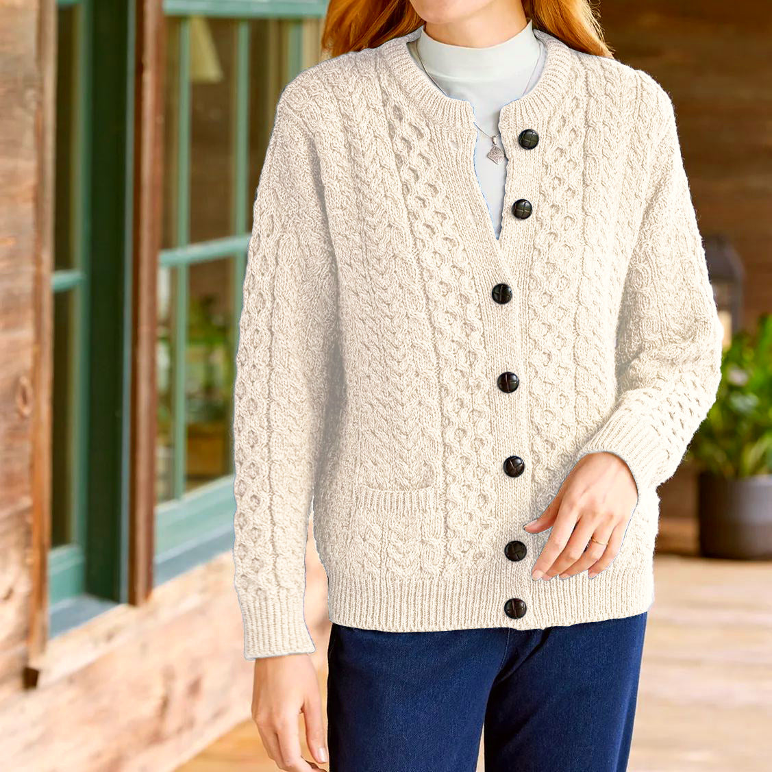 Aurora™ | Langærmet Casual Cardigan