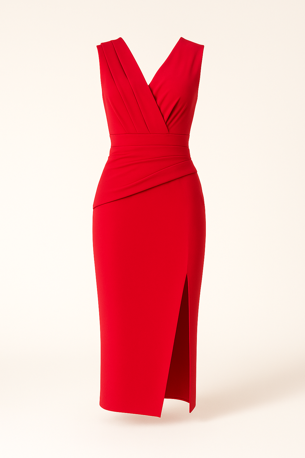 Aurora™ | Elegant slå-om cocktailkjole med drapering